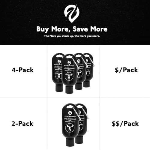 EVMT Brands Liquid Chalk, Mess Free Gym Chalk for Weightlifting, Gymnastics, Rock Climbing, Dancing. Sweat Resistant and Long Lasting for Stronger Grip. Package May Vary. - Image 5