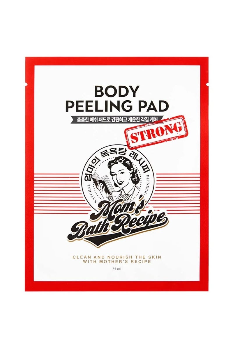 Moms Bath Recipe 3 Sheets Body Peeling Pad Strong All in One Bubble Body Wash and Scrub Gloves - Image 1