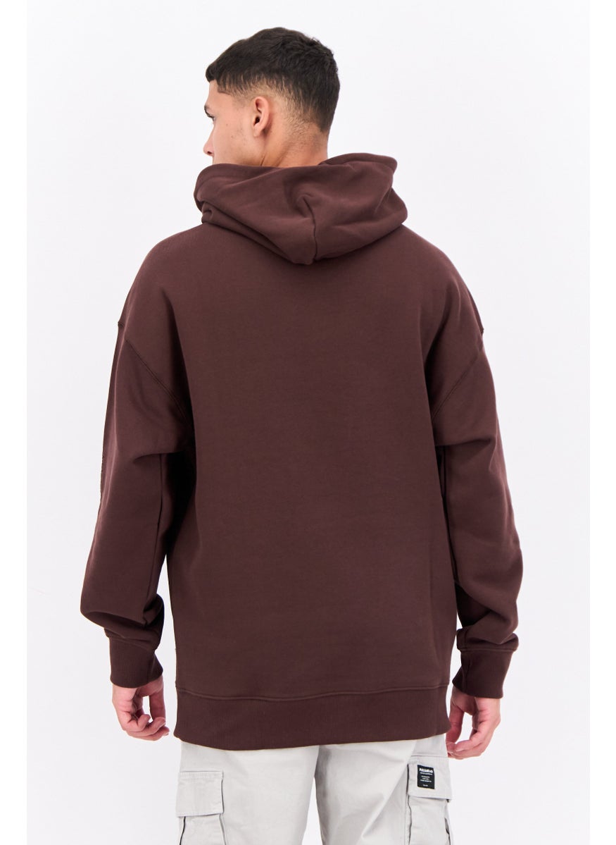 Puma x Select Men Sportswear Fit Embroidered Logo Sweatshirts, Brown  - Image 3