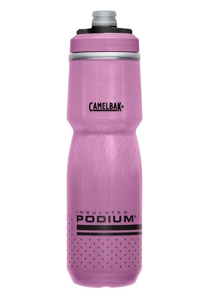CamelBak Podium Chill Insulated Bike Water Bottle - Easy Squeeze Bottle - Fits Most Bike Cages - 24oz, Purple - Image 1