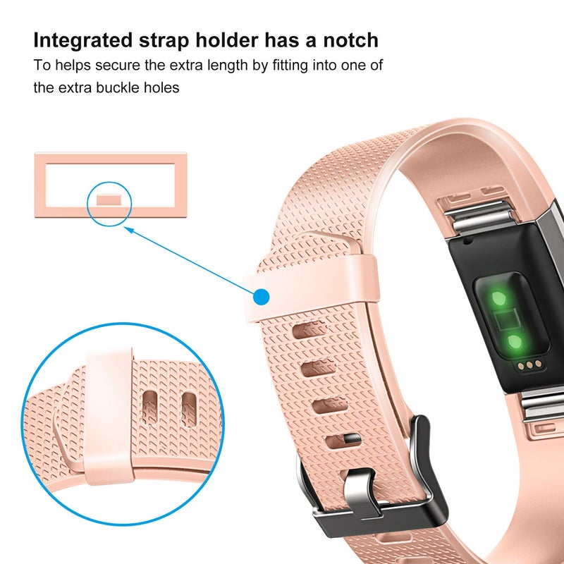 OYODSS 3 Pack Bands Compatible with Fitbit Charge 2, Classic & Special Edition Replacement Bands for Fitbit Charge 2, Women Men - Image 5