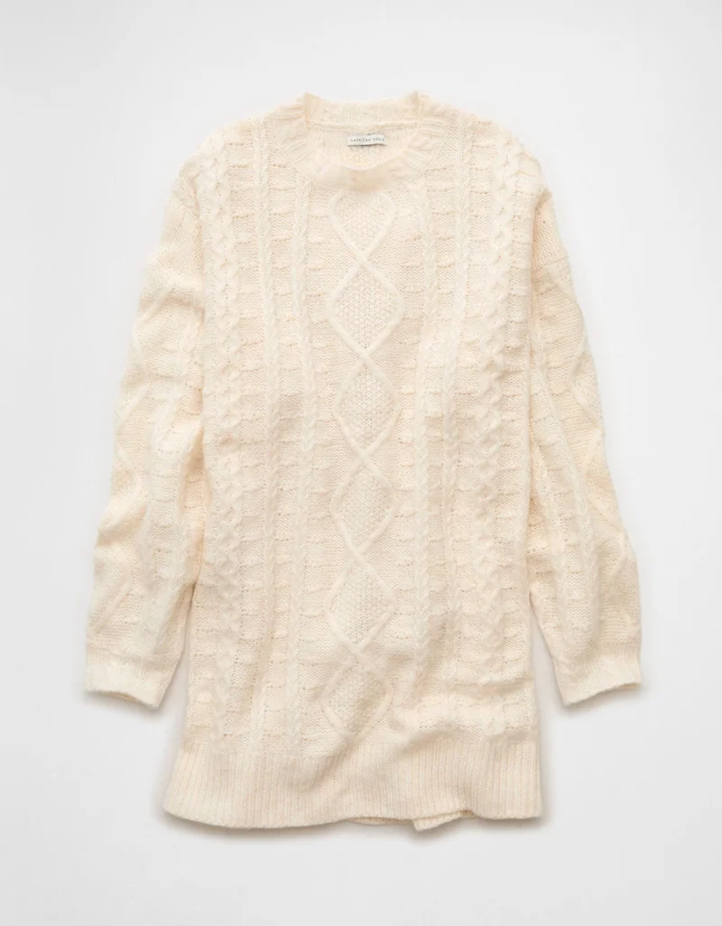 American Eagle  AE Cable Knit Sweater Dress for Women | Best Price UAE