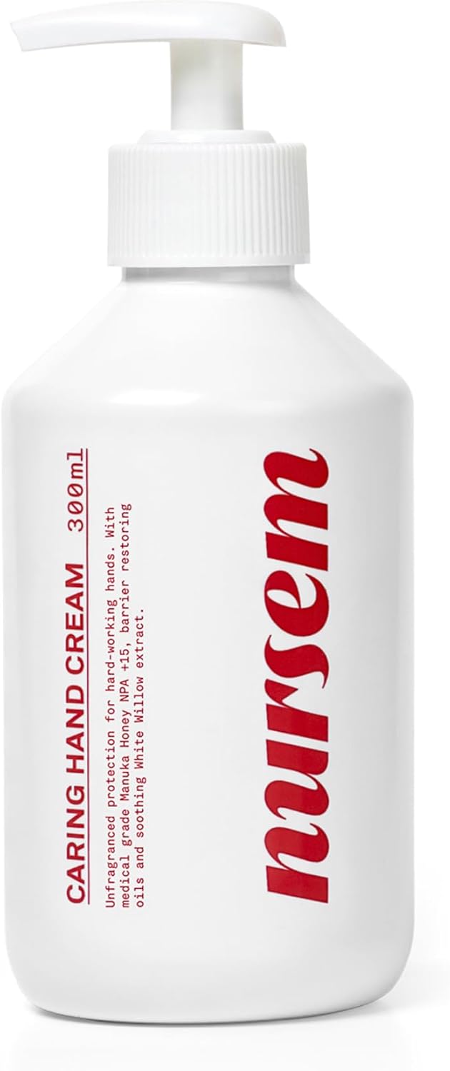 Hand Cream for Dry Cracked Hands FastAbsorbing Moisturizing Soothes Sensitive Skin by Nursem 300ml Unscented