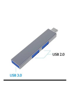 ماركة غير محددة وصله تاب سي الي usb متعدد المنافذ عدد 3 لون اسود  - Image 2
