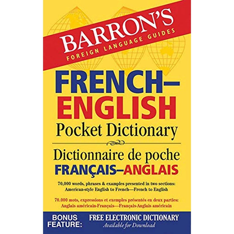 FrenchEnglish Pocket Dictionary 70000 words phrases examples