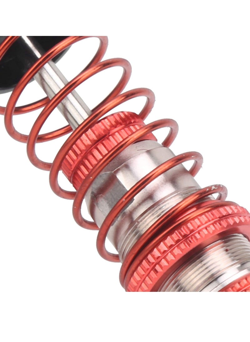 SYOSI RC سيارة امتصاص الصدمات الجبهة الخلفية RC امتصاص الصدمات 2-حزمة الألومنيوم 98mm ترقية هوب متابعة أجزاء الألومنيوم RC الجبهة والخلفية امتصاص الصدمات ل WLToys 144001 1217-16-18 1219 RC سيارة الأحمر  - Image 3