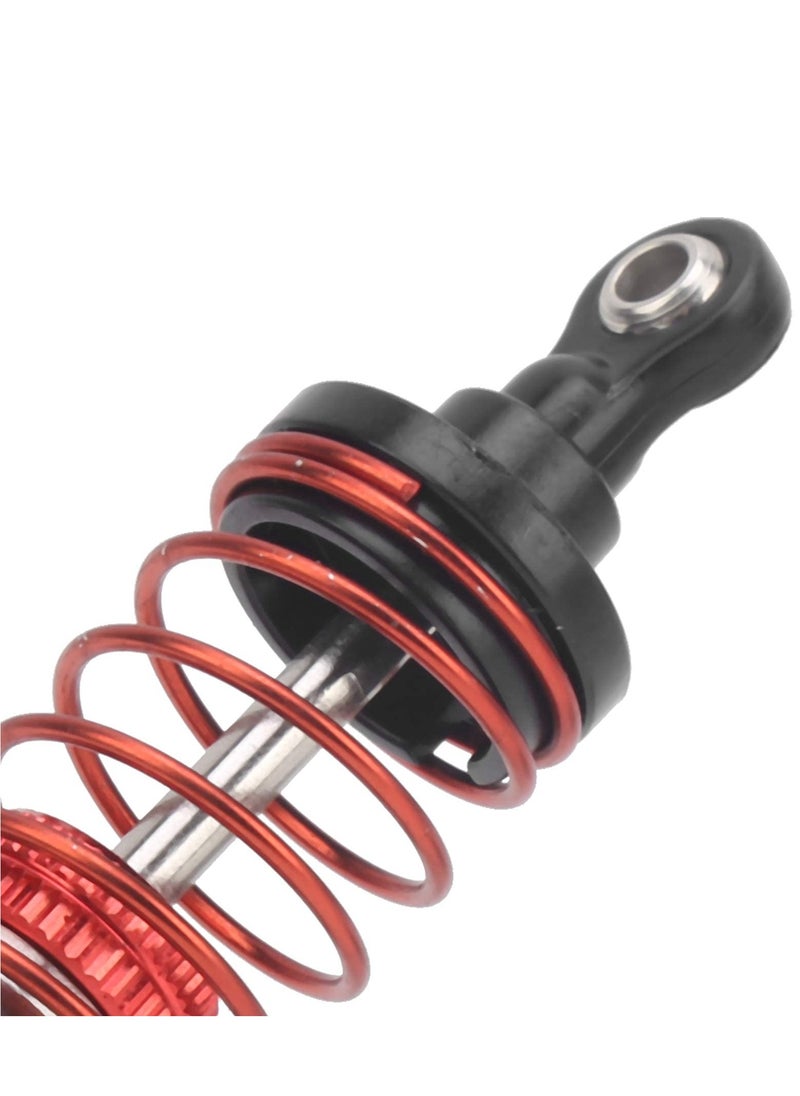 SYOSI RC سيارة امتصاص الصدمات الجبهة الخلفية RC امتصاص الصدمات 2-حزمة الألومنيوم 98mm ترقية هوب متابعة أجزاء الألومنيوم RC الجبهة والخلفية امتصاص الصدمات ل WLToys 144001 1217-16-18 1219 RC سيارة الأحمر  - Image 2