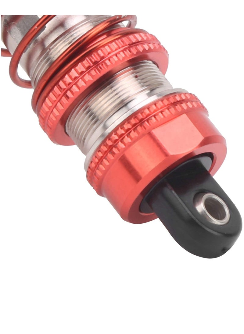SYOSI RC سيارة امتصاص الصدمات الجبهة الخلفية RC امتصاص الصدمات 2-حزمة الألومنيوم 98mm ترقية هوب متابعة أجزاء الألومنيوم RC الجبهة والخلفية امتصاص الصدمات ل WLToys 144001 1217-16-18 1219 RC سيارة الأحمر  - Image 4
