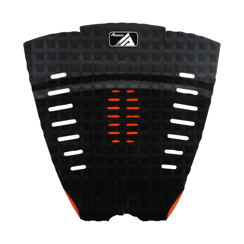 AQUBONA 3 Piece Stomp Pad Surfboard EVA Traction Pad Adhesive Professional Tail Pad/Applies All Boards - Surfboards, Shortboards, Longboards, Skimboards/Multiple Color Choices - Image 1
