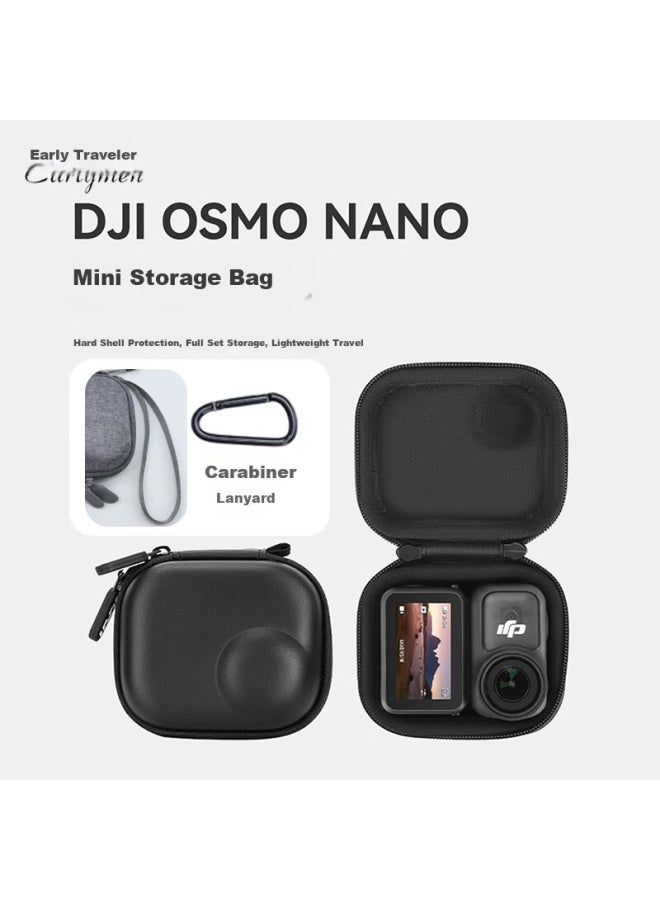 Earlymen Osmo Nano Storage Bag Waterproof Shockproof Mini Body Case For Dji Osmo Action Camera Thumb Camera
