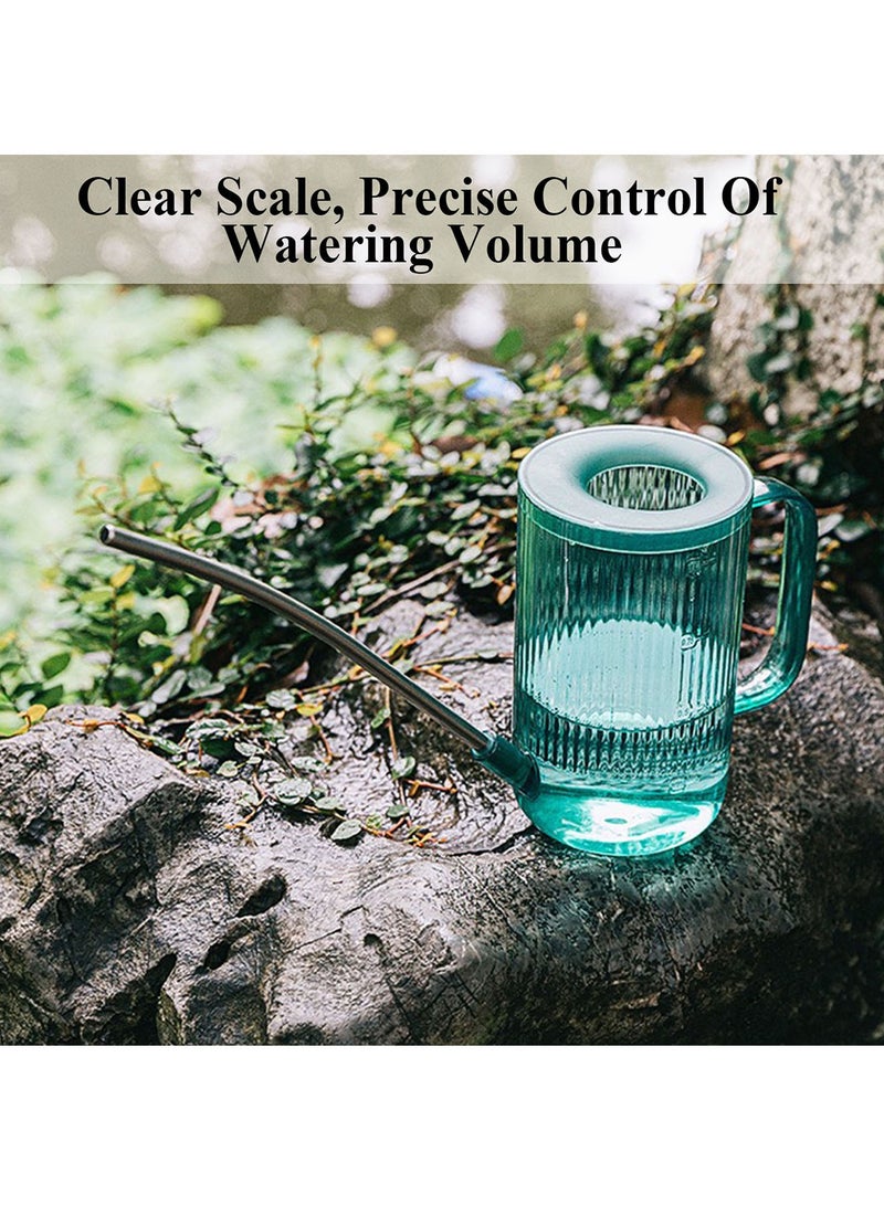 كوكيجو كيتشيجو علبة ماء للنباتات الداخلية والخارجية 1 لتر/34 أوقية مع المزمار الطويل من الفولاذ المقاوم للصدأ وزجاجات رشاش 500 مل/17 أوقية لنباتات الماء والزهور ونباتات العصارة والبونساي (رمادي) - Image 5