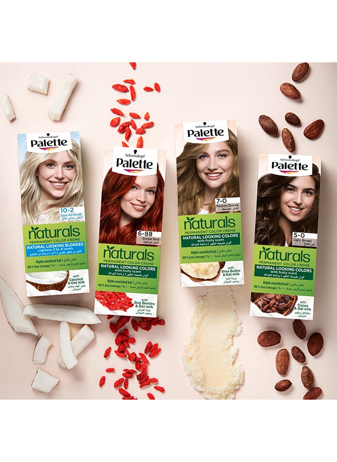 Palette Permanent Naturals Color Creme 7-65 Medium Gold Blonde 110ml  - Image 4