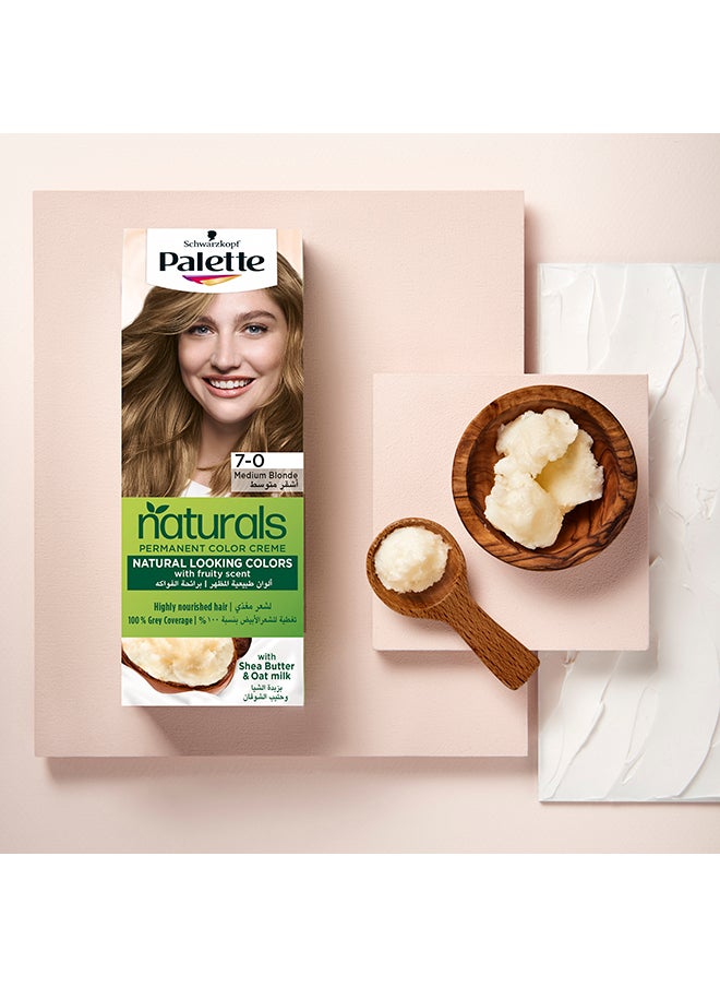 Palette Permanent Naturals Color Creme 7-65 Medium Gold Blonde 110ml  - Image 5