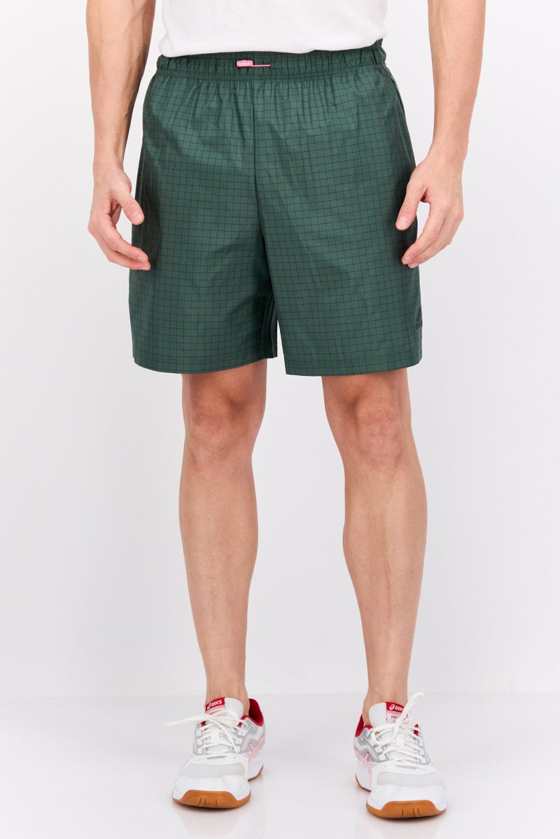 Adidas Men Sportswear Fit Training Shorts, Green - Image 1