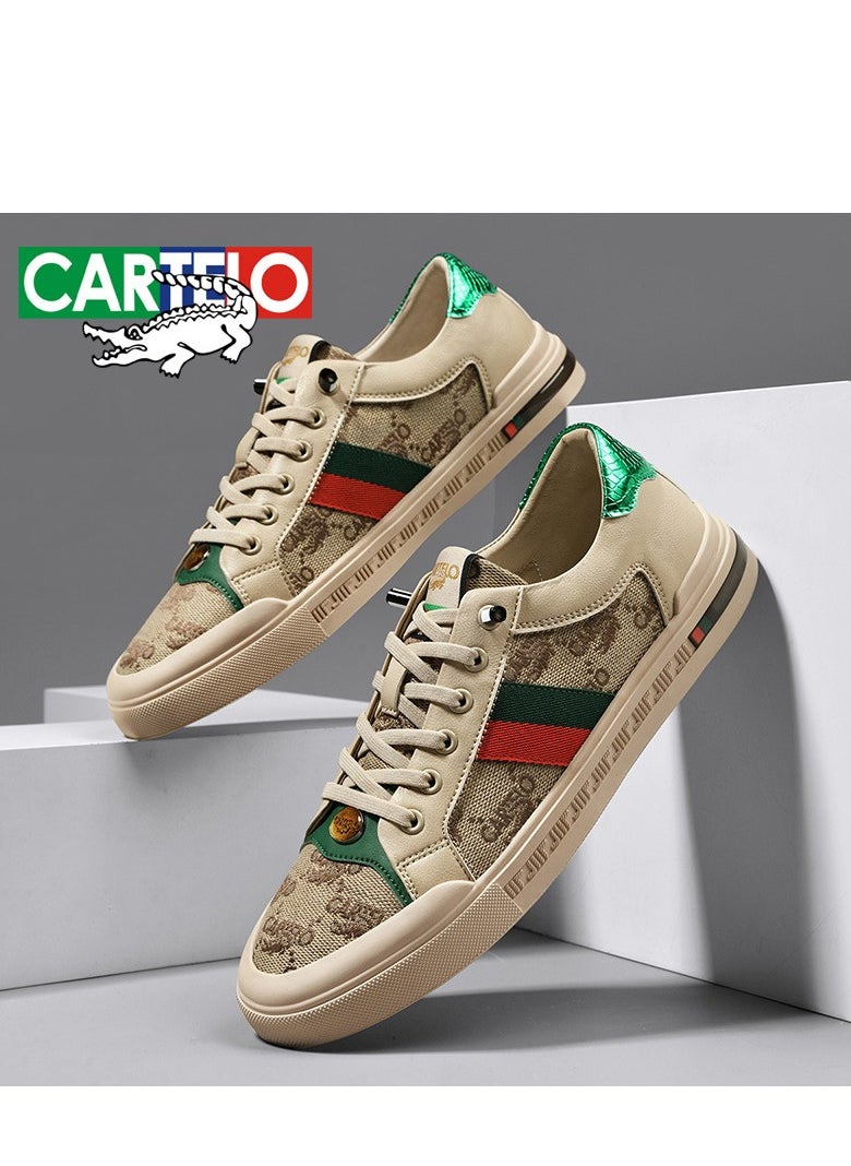 CARTELO Men's Casual Low Top Trendy Board Shoes  - Image 2