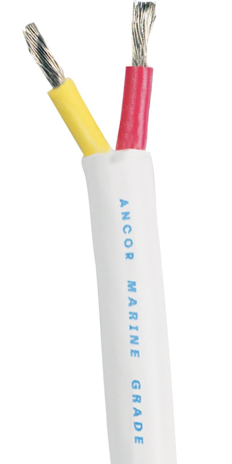 Ancor 124102 Marine Grade Duplex Cable 10 AWG Flat RedYellow 25 Feet