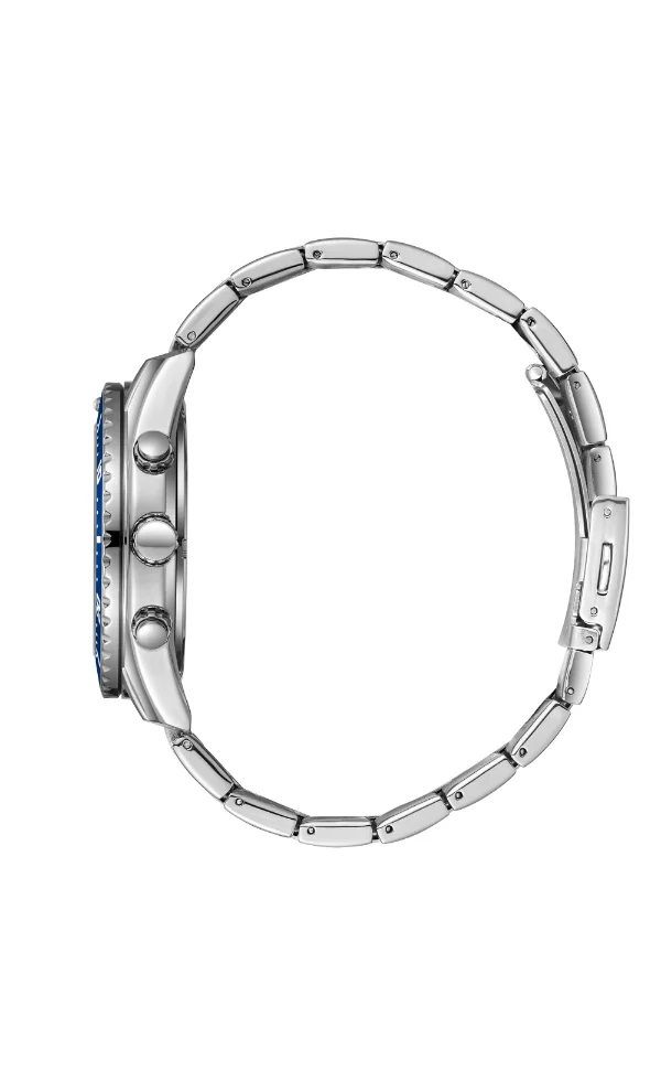 Lee Cooper LEE COOPER LC08101.390 Men's Multi Function Display Watch & Metal Strap Silver