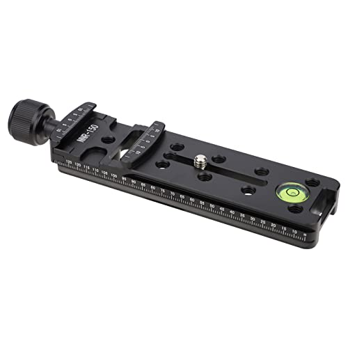 Leftfoto Camera Rail Nodal Slide 150mm Quick Release Plate Clamp Compatible with Arca Swiss Tripod for Garmin Xero C1 DSLR Tripod Monopod Ball Head for Panoramic Close-up Photography - Image 3
