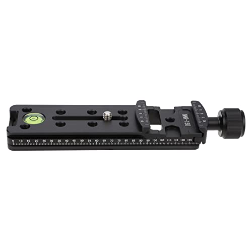 Leftfoto Camera Rail Nodal Slide 150mm Quick Release Plate Clamp Compatible with Arca Swiss Tripod for Garmin Xero C1 DSLR Tripod Monopod Ball Head for Panoramic Close-up Photography - Image 4