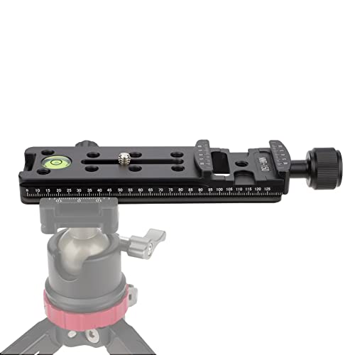 Leftfoto Camera Rail Nodal Slide 150mm Quick Release Plate Clamp Compatible with Arca Swiss Tripod for Garmin Xero C1 DSLR Tripod Monopod Ball Head for Panoramic Close-up Photography - Image 5