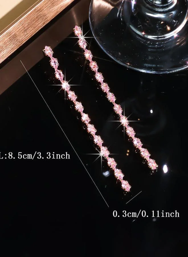 Take Two  Embellished Long Dangle Earrings for Women | Best Price UAE
