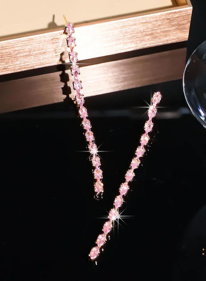 Take Two  Embellished Long Dangle Earrings for Women | Best Price UAE