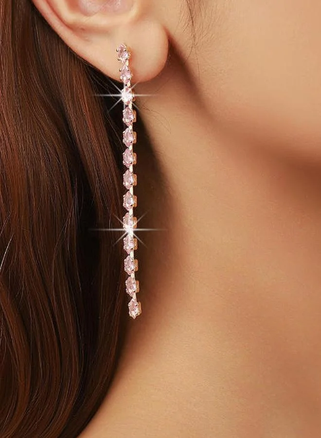 Embellished Long Dangle Earrings