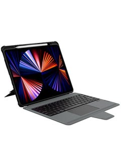 Case with Keyboard Compatible with iPad Air 13 Inch 2024 (Model number: A2903, A2904),Bluetooth Wireless Keyboard Folio with Multi-Touch Trackpad Adjustable Stand