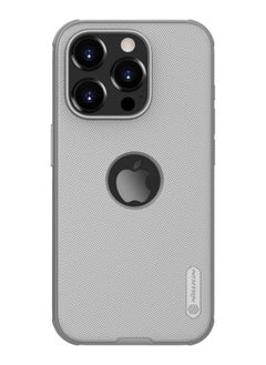 Nillkin Nillkin Super Frosted Shield Pro Series Cover Case Designed For Apple iPhone 15 Pro Max (With Logo Cutout) - Titanium Gray  - Image 1