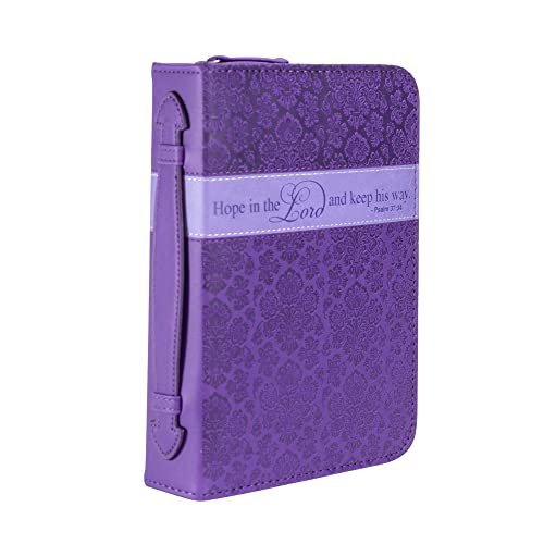 Divinity Boutique Divine Details: Bible Cover Purple - Hope In The Lord - Image 1