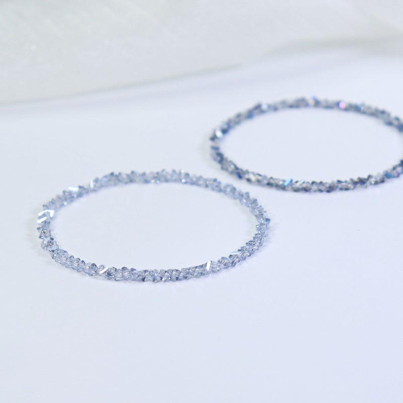 Ultra Thin Elastic Crystal Bracelet Stackable Unisex Gift - Image 3