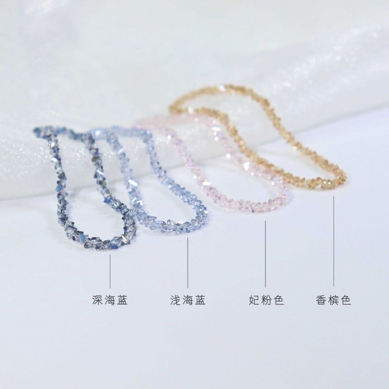 Ultra Thin Elastic Crystal Bracelet Stackable Unisex Gift - Image 4