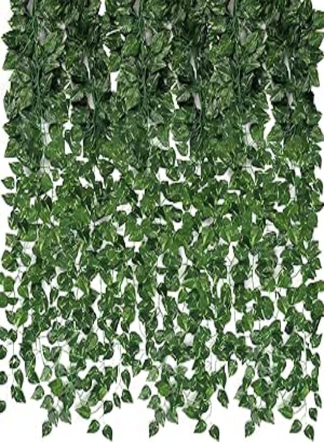 CEWOR 24 Pcs Artificial Ivy Garland, 170 Feet Artificial Ivy Garland, Hanging Plants for Home Wedding Garden Decoration