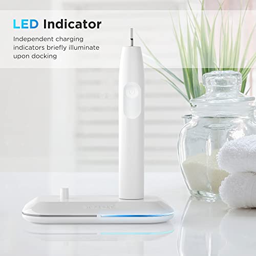Galvanox 2-in-1 Dual Toothbrush Charger Compatible with Oral B Electric Toothbrushes, Replacement for 3757 - Works with Braun OralB Pro Advantage Smart Genius Vitality iO and Kids Models - Image 4