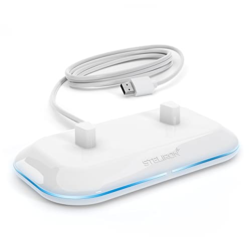 Galvanox 2-in-1 Dual Toothbrush Charger Compatible with Oral B Electric Toothbrushes, Replacement for 3757 - Works with Braun OralB Pro Advantage Smart Genius Vitality iO and Kids Models - Image 2