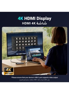 Phone Planet The perfect choice for iPad Pro and Air users the 7 in 1 Type C USB Hub combines fast charging and efficient data transfer at 10Gbps + 100W + 4K HDMI port + 2 card readers  - Image 2