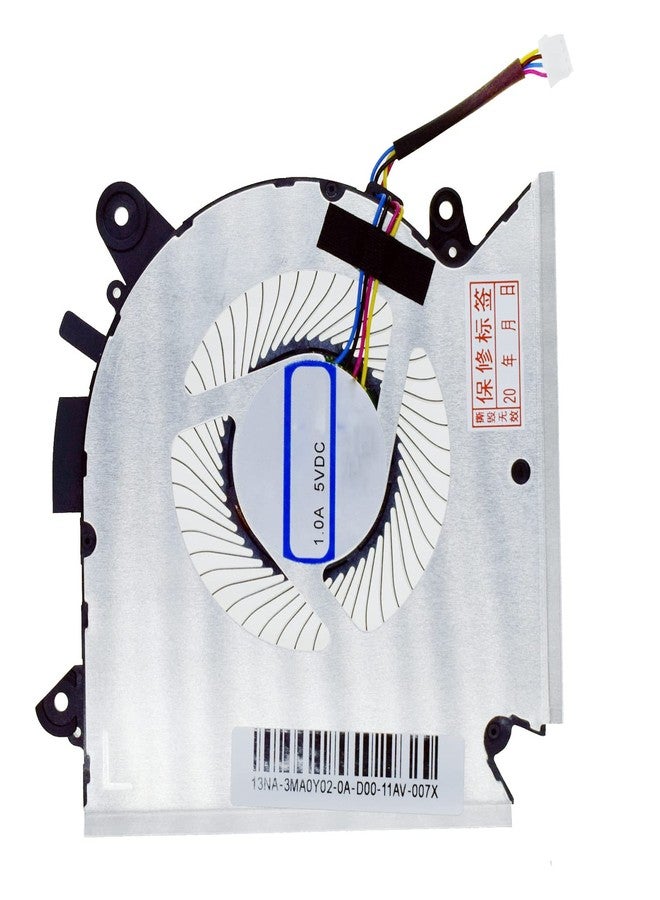 Rangale CPU Cooling Fan for MSI GF63 Thin GF63 9RCX-818 9SC-066 8SC-030 GF65 Thin 9SD 9SE 9SX 10SX 9SEXR 10SDR 10SER 9SD-004 9SEXR-250 9SD-252 9SEXR-249 9SD-251 9SE-013 MS-16R1 MS-16R2 Series - Image 2