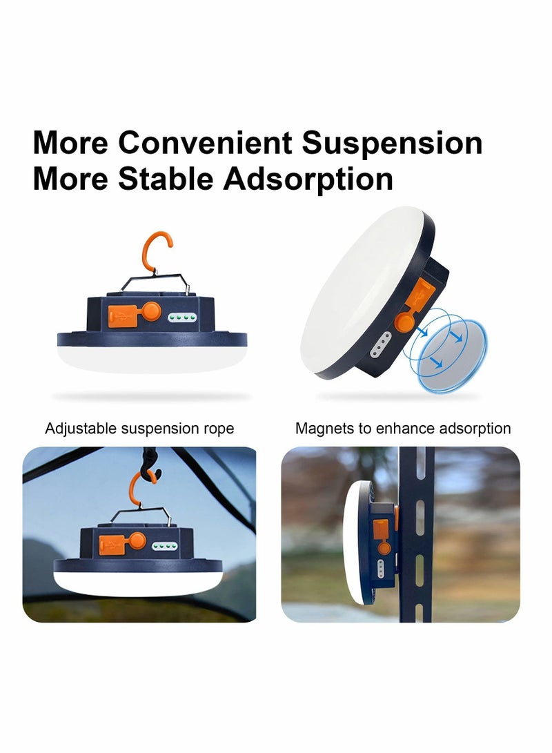 KASTWAVE مصباح يدوي KASTWAVE 10000 مللي أمبير في الساعة 3000 لومن، مصباح LED محمول للتخييم، مصباح قابل لإعادة الشحن 30 وات مع مغناطيس، مقاوم للماء IPX4، مجموعة أدوات البقاء على قيد الحياة في حالات الطوارئ كهدية - Image 4