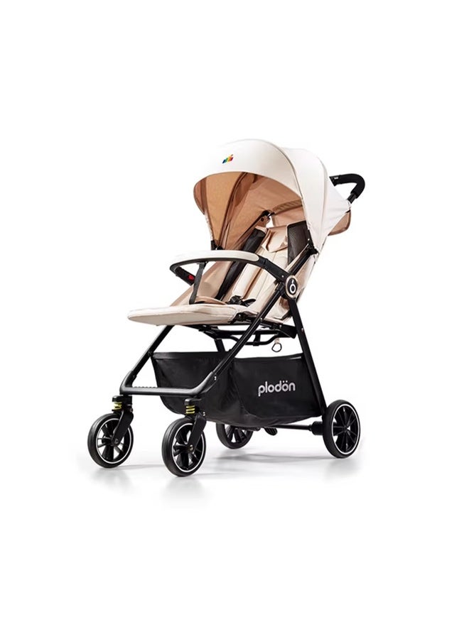 baobaohao Lightweight Foldable Baby Stroller A6-Beige