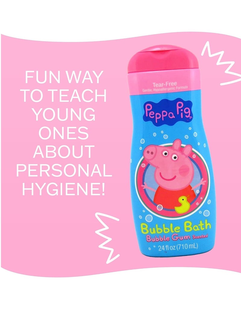 Peppa Pig Peppa Pig Bubble Bath 24 Ounce Bubble Gum  - Image 2