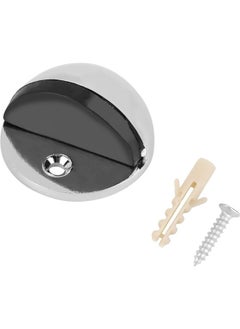 NIBEMINENT Hemisphere Door Suction Zinc Alloy Stopper Silver 4x4x2.5cm  - Image 2