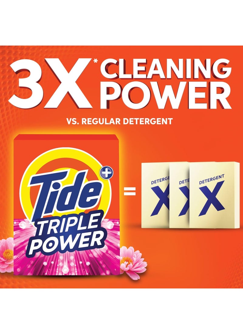 Tide Triple Power Floral Breeze Laundry Detergent Powder 2 x 2.5kg - Image 4