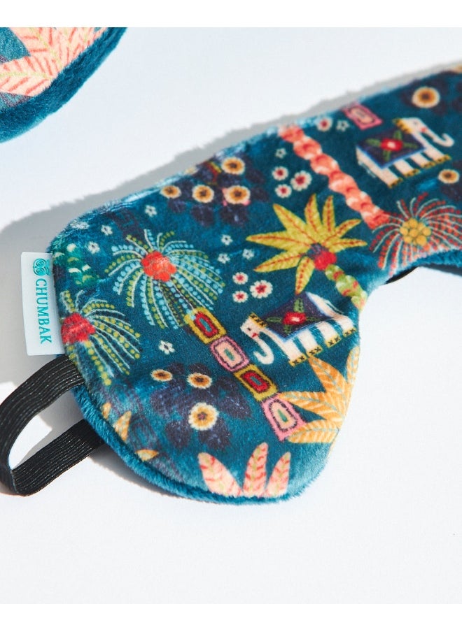 Chumbak Chumbak Resort Life Travel Pillow with Plush Eye Mask  - Image 3