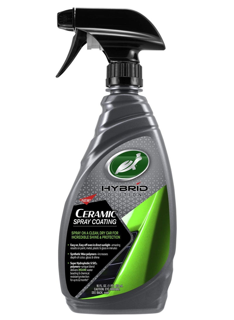 TURTLE Turtle Wax Hybrid Solutions Ceramic Spray Coating, 473ml - Superior Shine and Protection for Cars  - Image 1