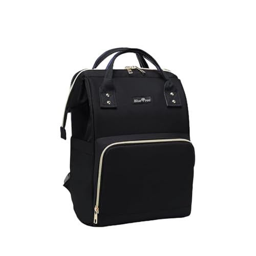 blue tree Premium Baby Diaper Bags For New Born Baby for Mothers | Maternity Waterproof Bags for Travel | Multiple Pocket to Easily Organise Baby Essentials Diaper Backpack for Moms (Black) - Image 1
