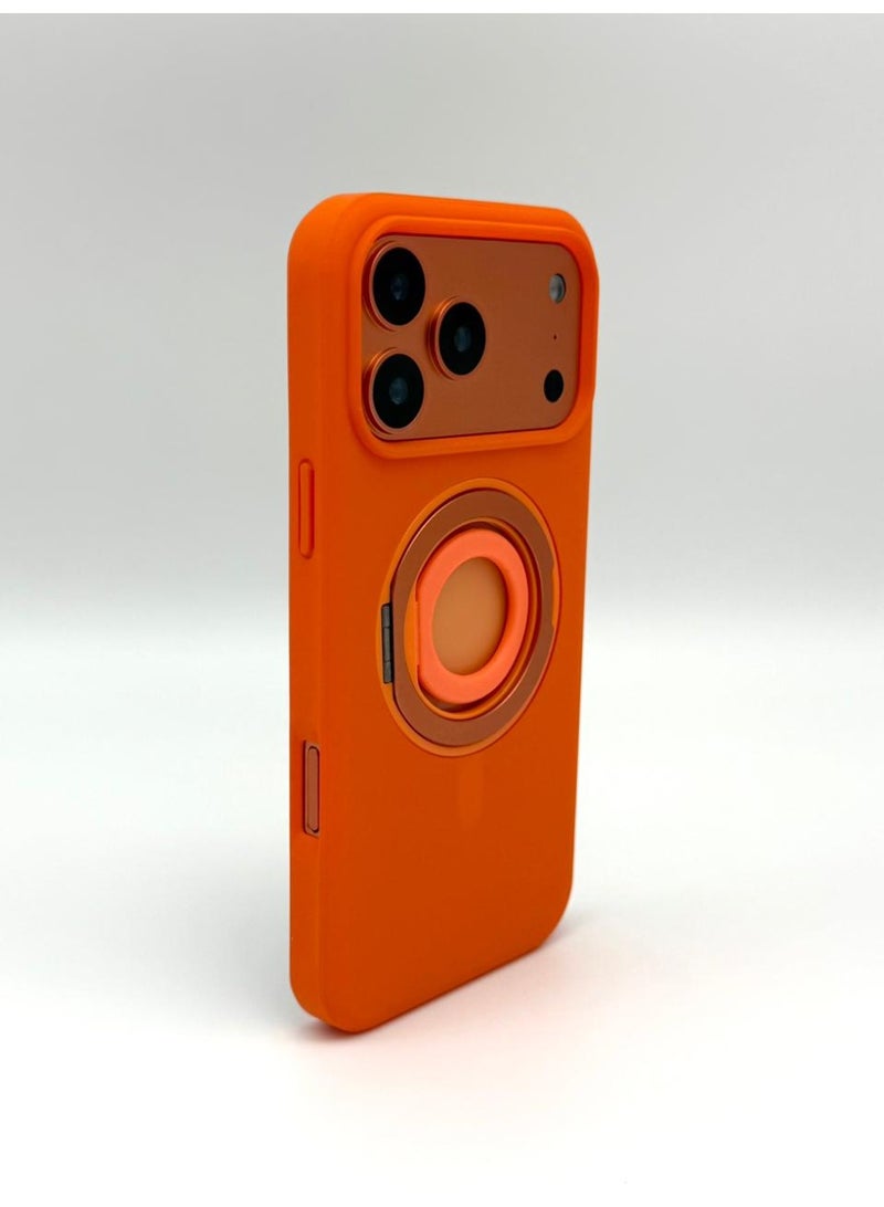 general Hybrid MagSafe Case for iPhone 17 Pro Max – Military-Grade Drop Protection with 360° Rotating Ring Stand & Integrated Metal Camera Lens Protector - Image 2