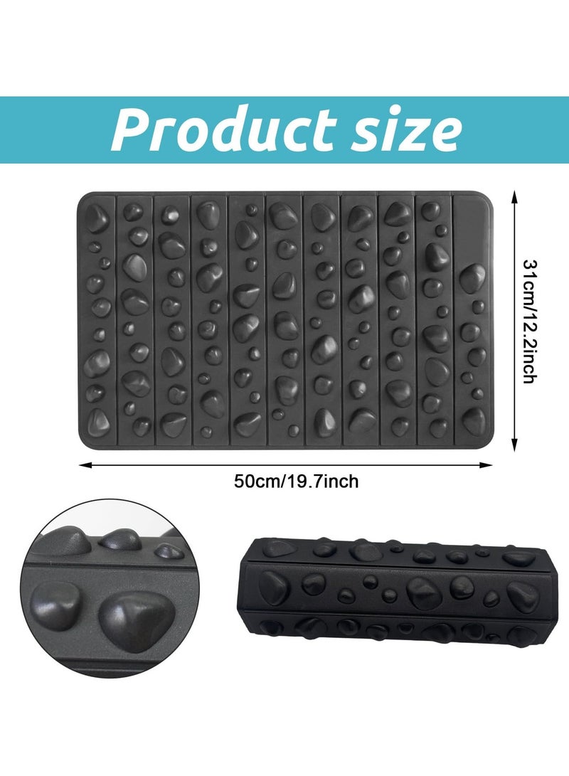 CMGTYYD Foot Massage Rock Mat - Stimulator Pad, Reflexology Massager | Multipurpose Tool, Leg Relaxation with Waterproof Design, Thanks to Natural Stone-like Texture  - Image 5