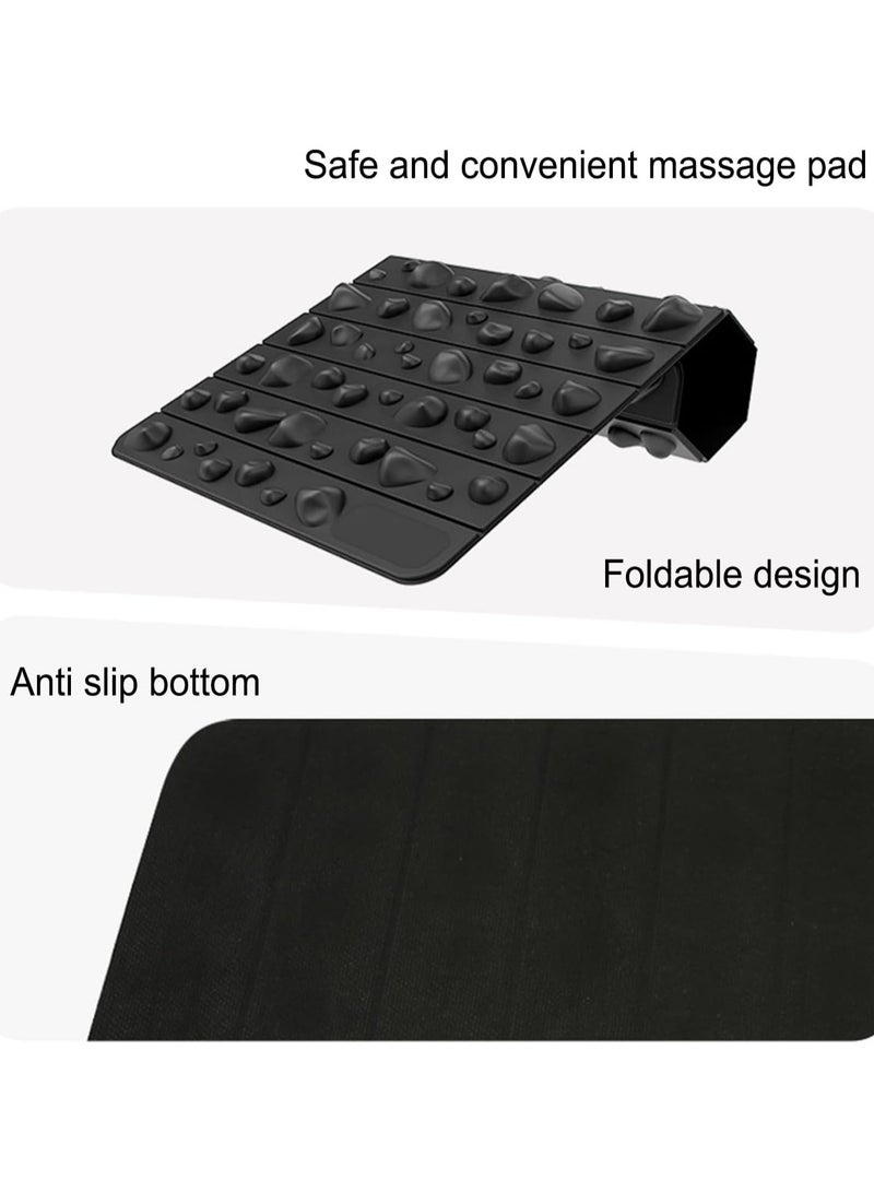 CMGTYYD Foot Massage Rock Mat - Stimulator Pad, Reflexology Massager | Multipurpose Tool, Leg Relaxation with Waterproof Design, Thanks to Natural Stone-like Texture  - Image 3