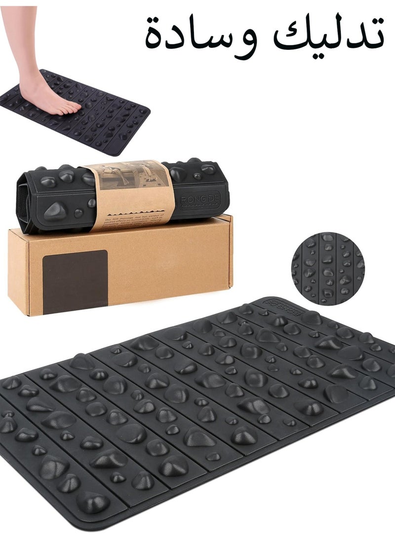 CMGTYYD Foot Massage Mat, Reflexology Foot Massager for Pain and Circulation, Waterproof Multi-Purpose Foot Massage Mat for Body, Foot, and Leg Relief(50 * 30cm) (Small Size) - Image 1