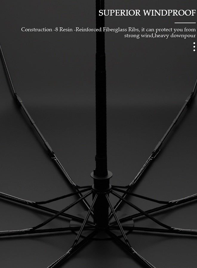 DUNISO Sun Protection Umbrella,UPF 50+,Travel Umbrella UV Protection Sun 99%,Sunscreen Sun Umbrella Women's Sun and Rain dual-use Folding umbrella Automatic Open - Image 3